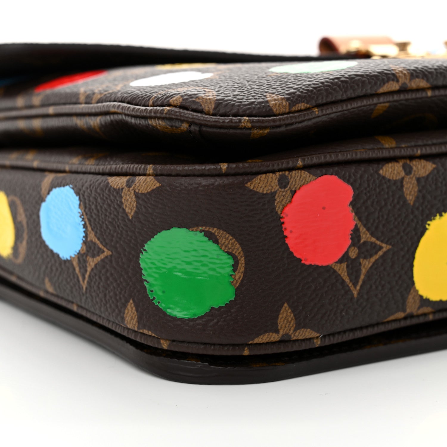 Louis Vuitton LV x YK Monogram Painted Dots Pochette Metis 9 of 10