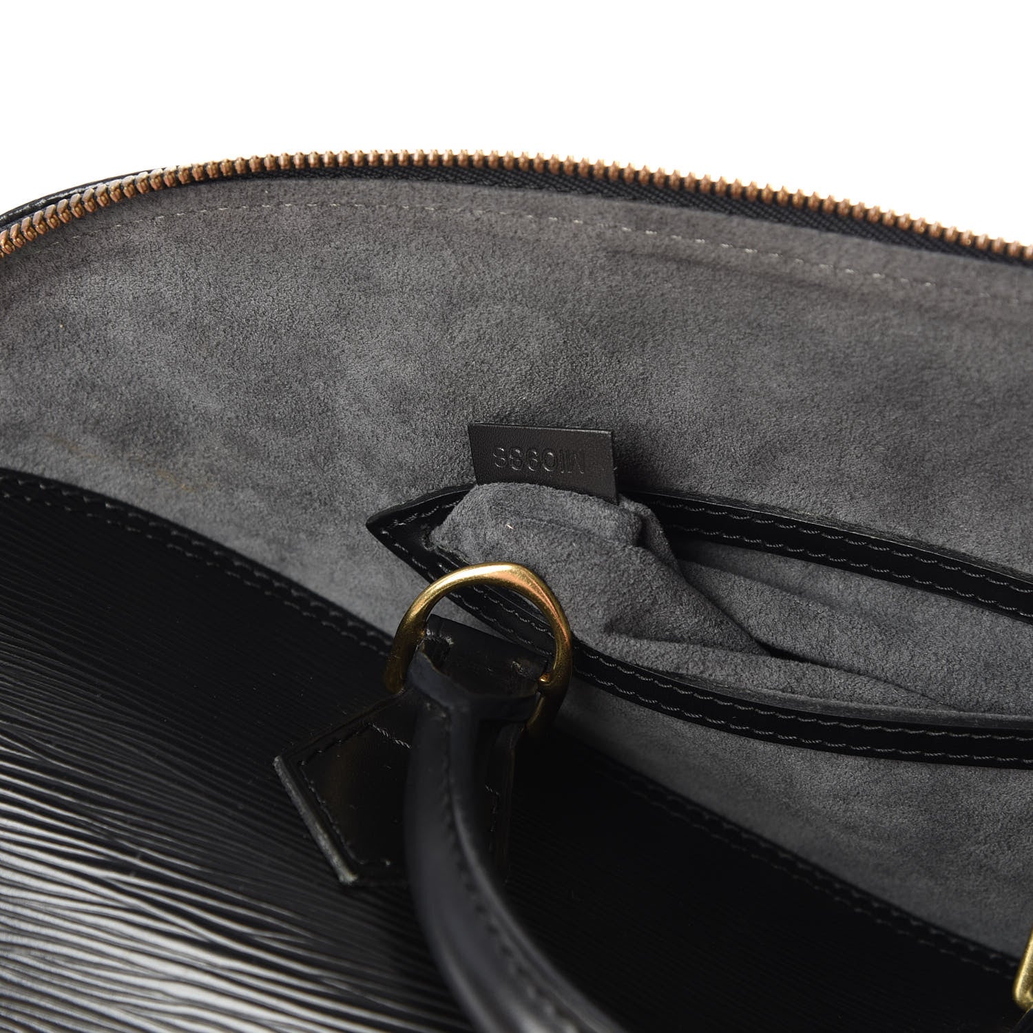 Louis Vuitton Epi Alma PM Black 10 of 12