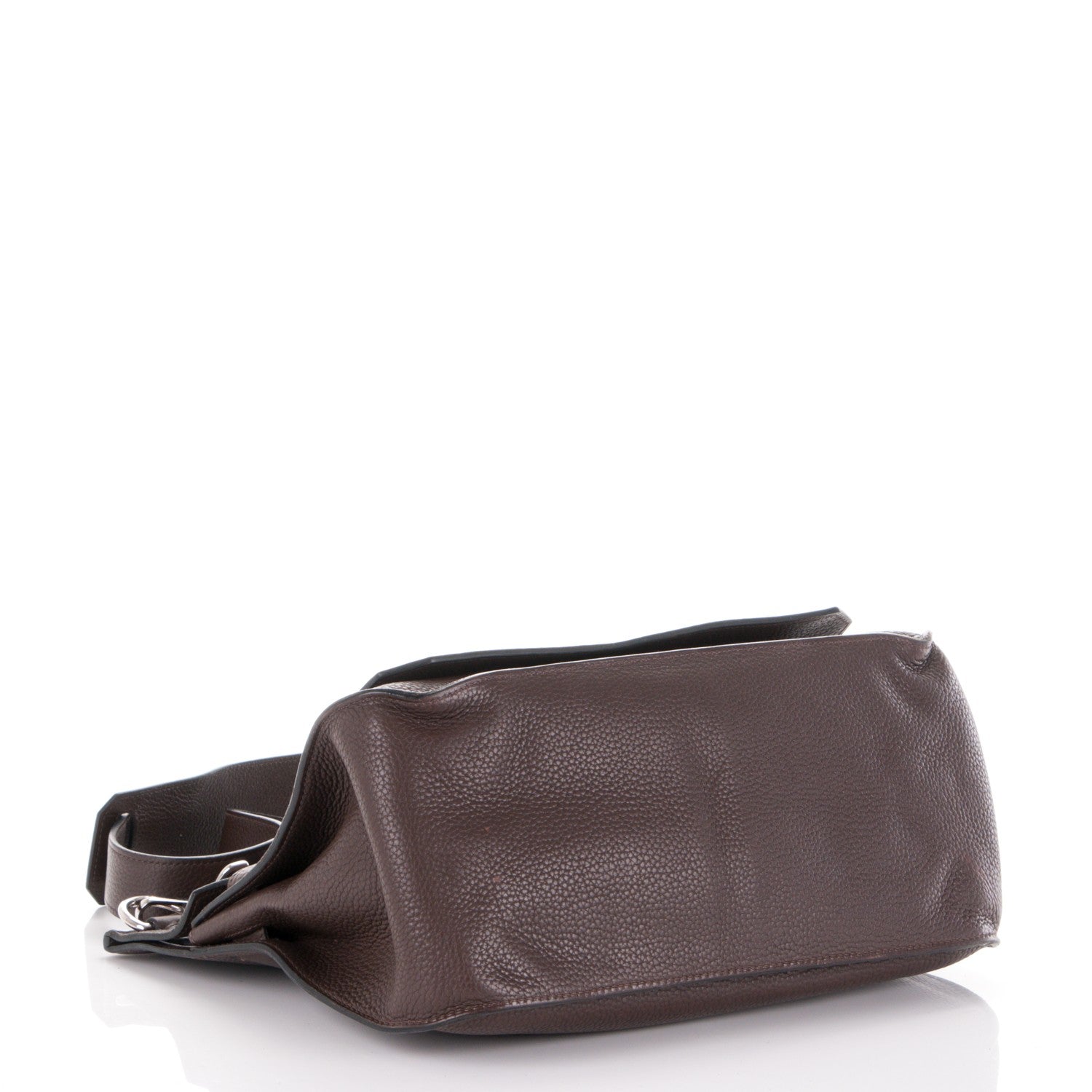 Hermes Taurillon Clemence Jypsiere 34 Chocolate 4 of 9