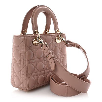 Christian Dior Lambskin Cannage Small My ABCDior Lady Dior Fard 6 of 17