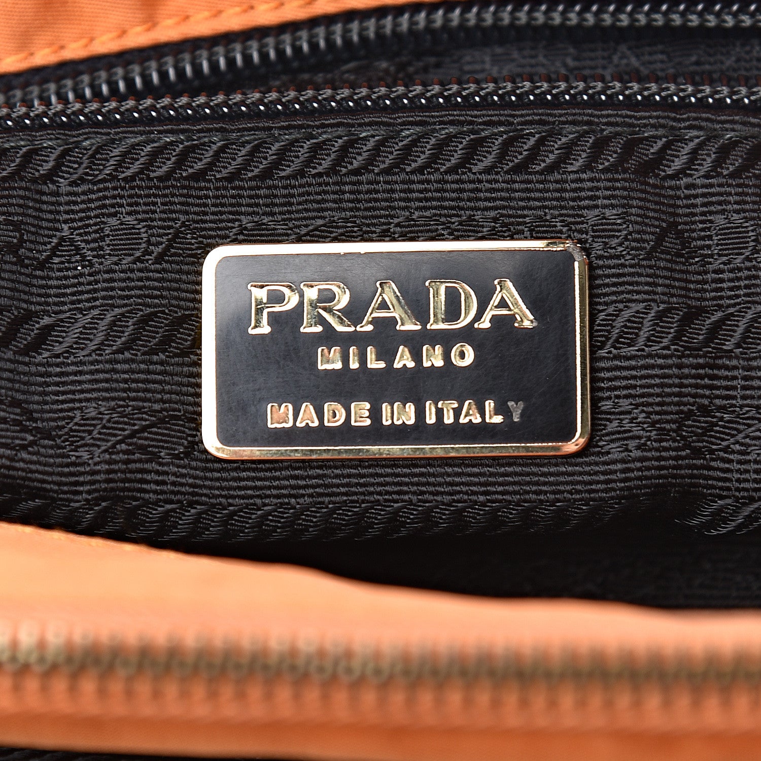 Prada Tessuto Nylon Quilted Impunturado Bag Ambra 7 of 13