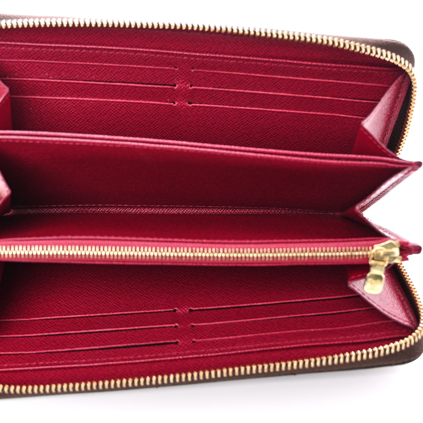 LOUIS VUITTON Monogram Zippy Wallet Fuchsia