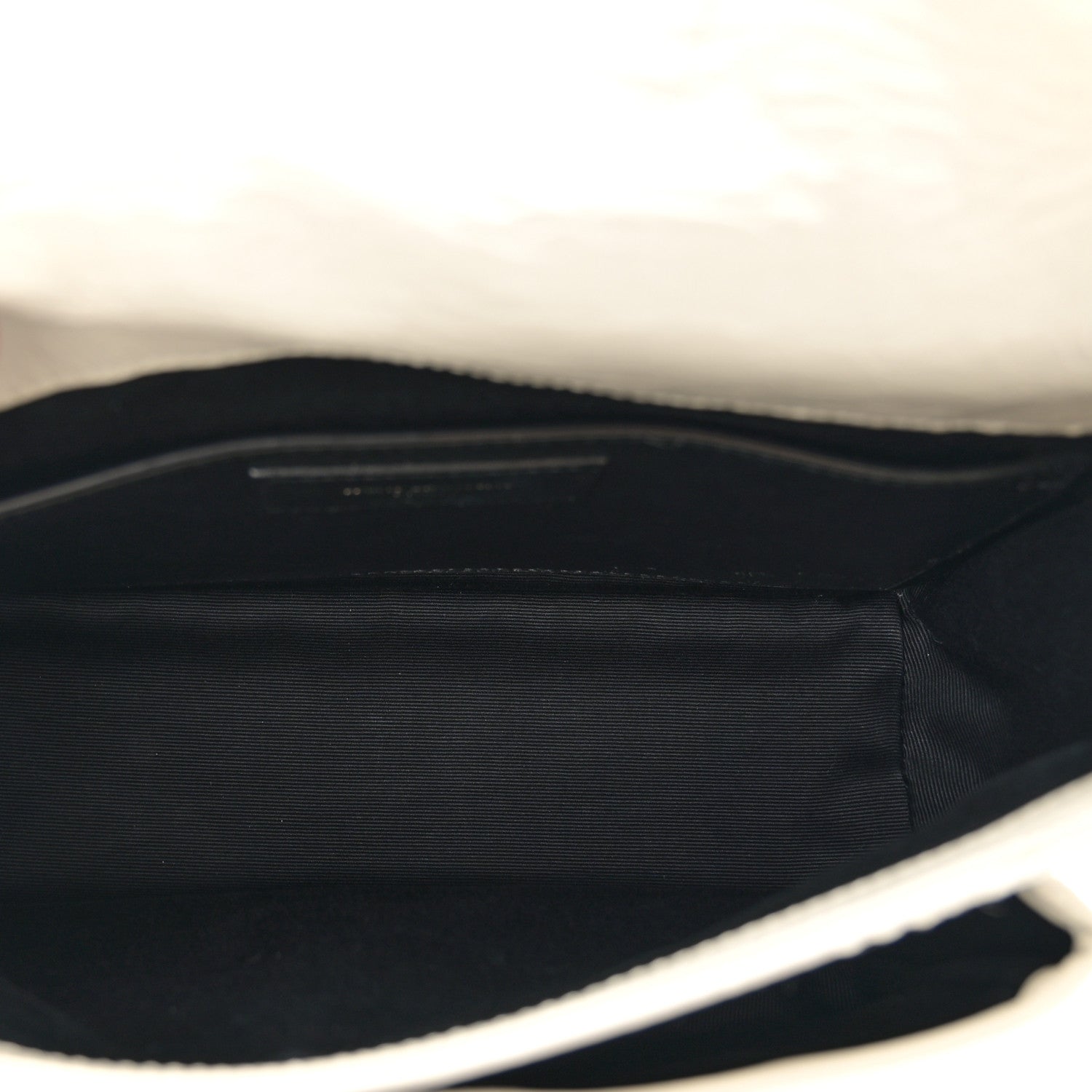 Saint Laurent Crinkled Calfskin Matelasse Monogram Baby Niki Chain Satchel Ivory 5 of 11