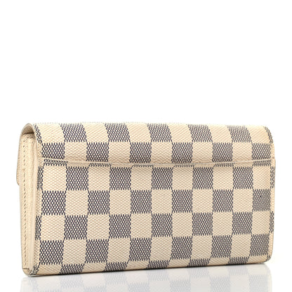 Louis Vuitton Damier Azur Sarah Wallet NM 2 of 4