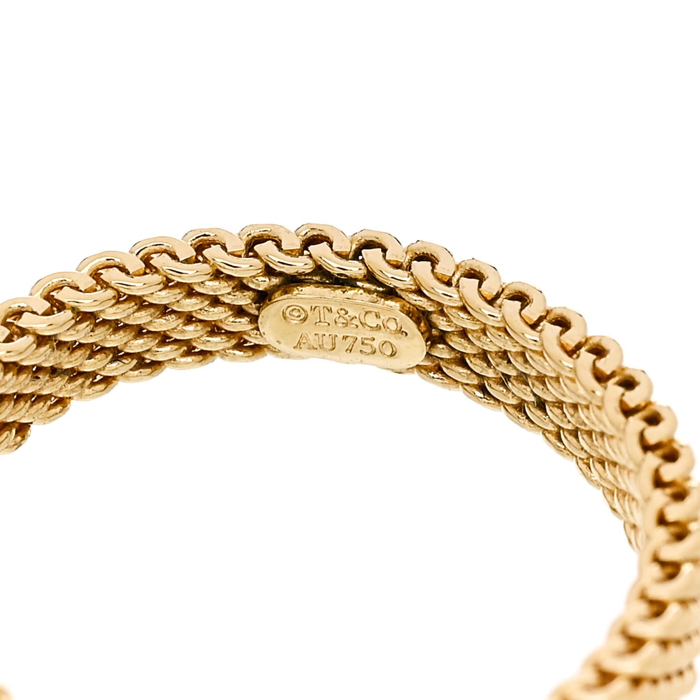 18K Yellow Gold Diamond Narrow Somerset Ring 50 5.25