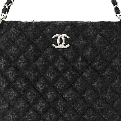 Chanel Caviar Quilted Easy Zip Tote Black 8 of 10