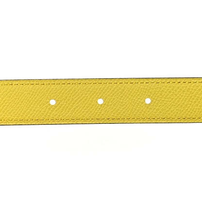 Hermes Swift Epsom 24mm Mini Constance H Belt 75 30 Sesame Lime 3 of 5