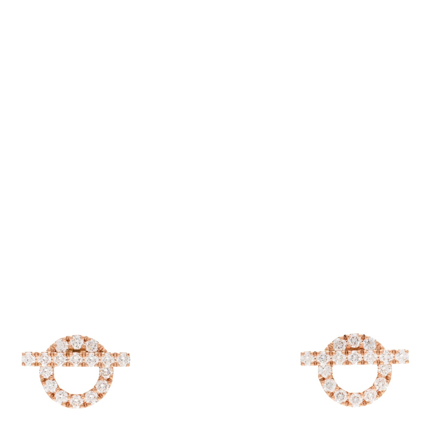 18K Rose Gold Diamond Finesse Earrings