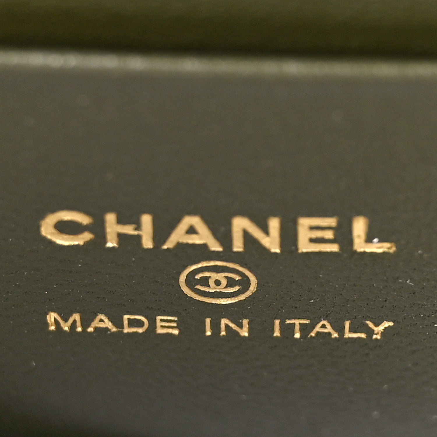 Chanel Lambskin Quilted Pick Me Up Vanity Case Khaki 6 of 10