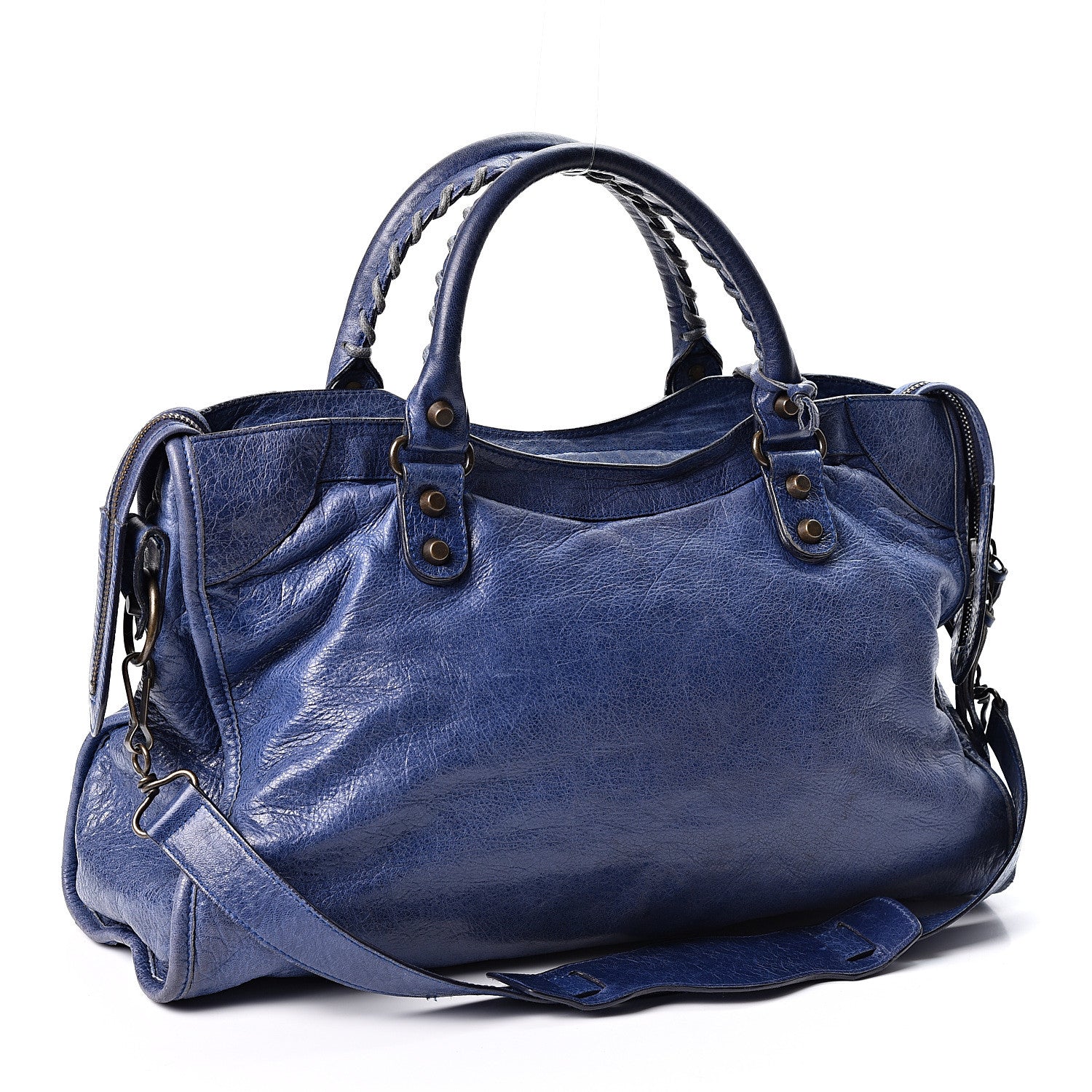 Balenciaga Chevre Classic Hardware City Indigo 2 of 9