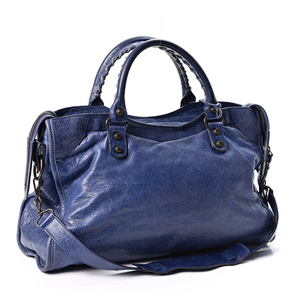 Balenciaga Chevre Classic Hardware City Indigo 2 of 9