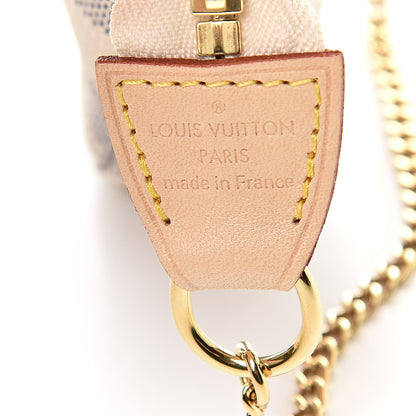Louis Vuitton Damier Azur Mini Pochette Accessories 6 of 7