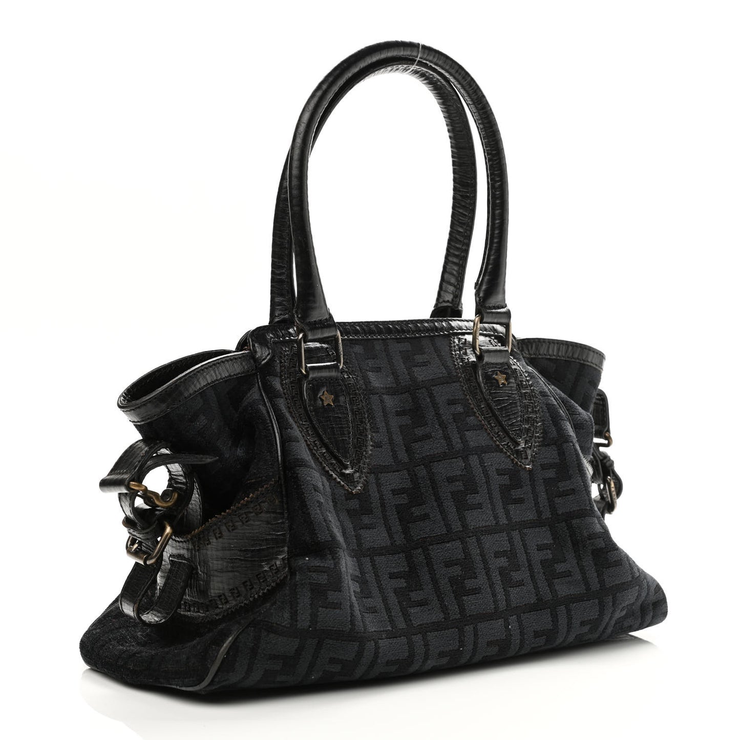 Velvet Zucca Small Bag De Jour Black