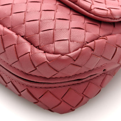 Bottega Veneta Nappa Intrecciato Small Chain Crossbody Rose Pink 10 of 10