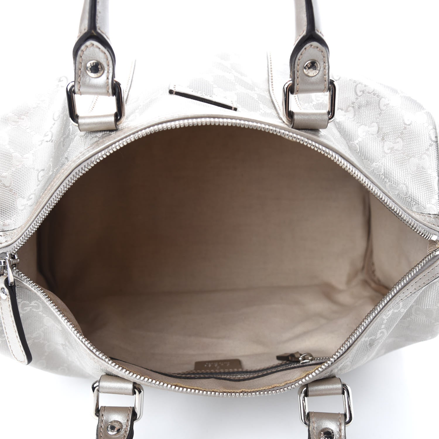 Gucci Imprime Monogram Medium Joy Boston Silver 5 of 14