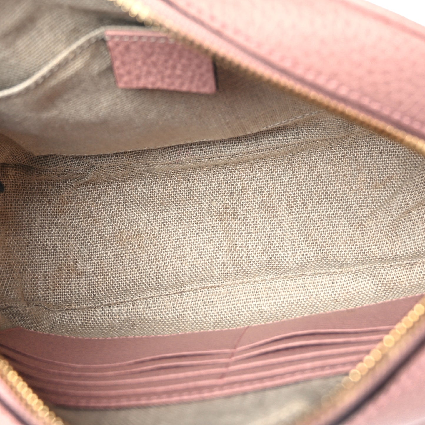 Monogram Mini Bree Messenger Bag Beige Soft Pink