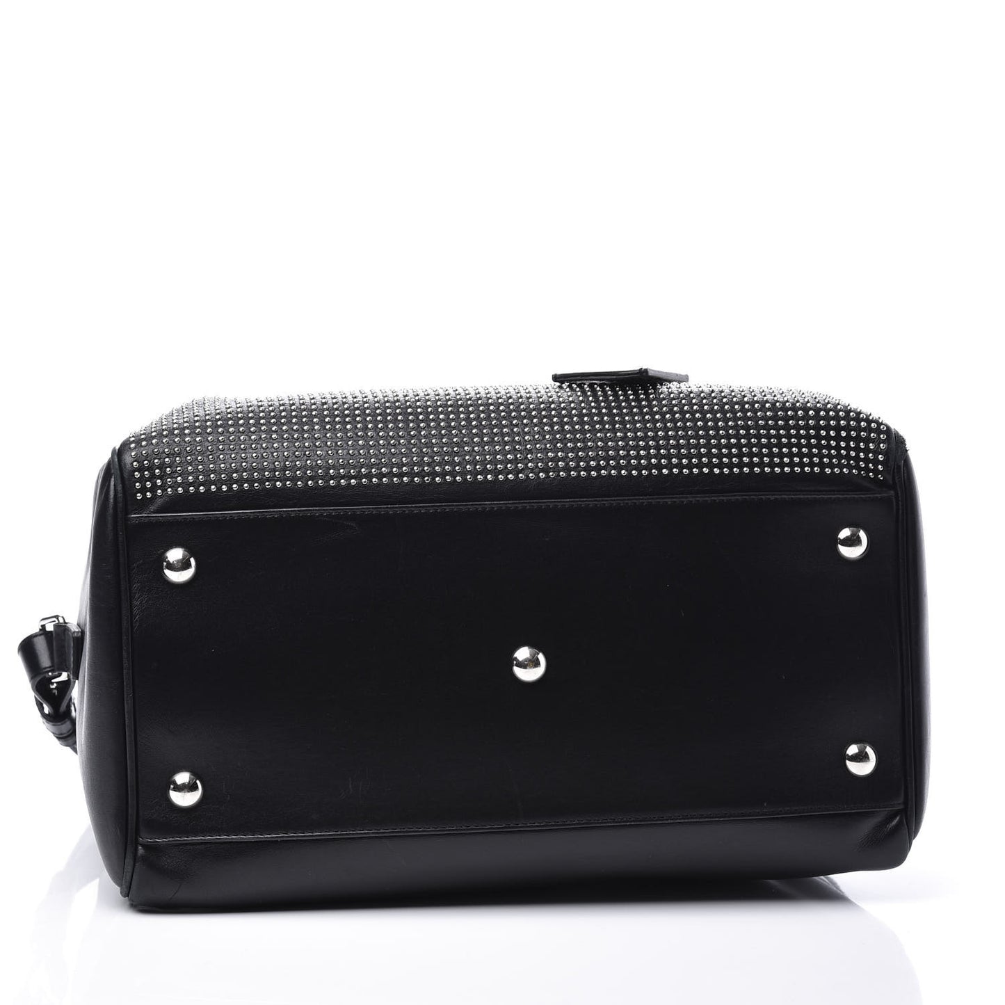 Calfskin Studded Classic Duffle 6 Black