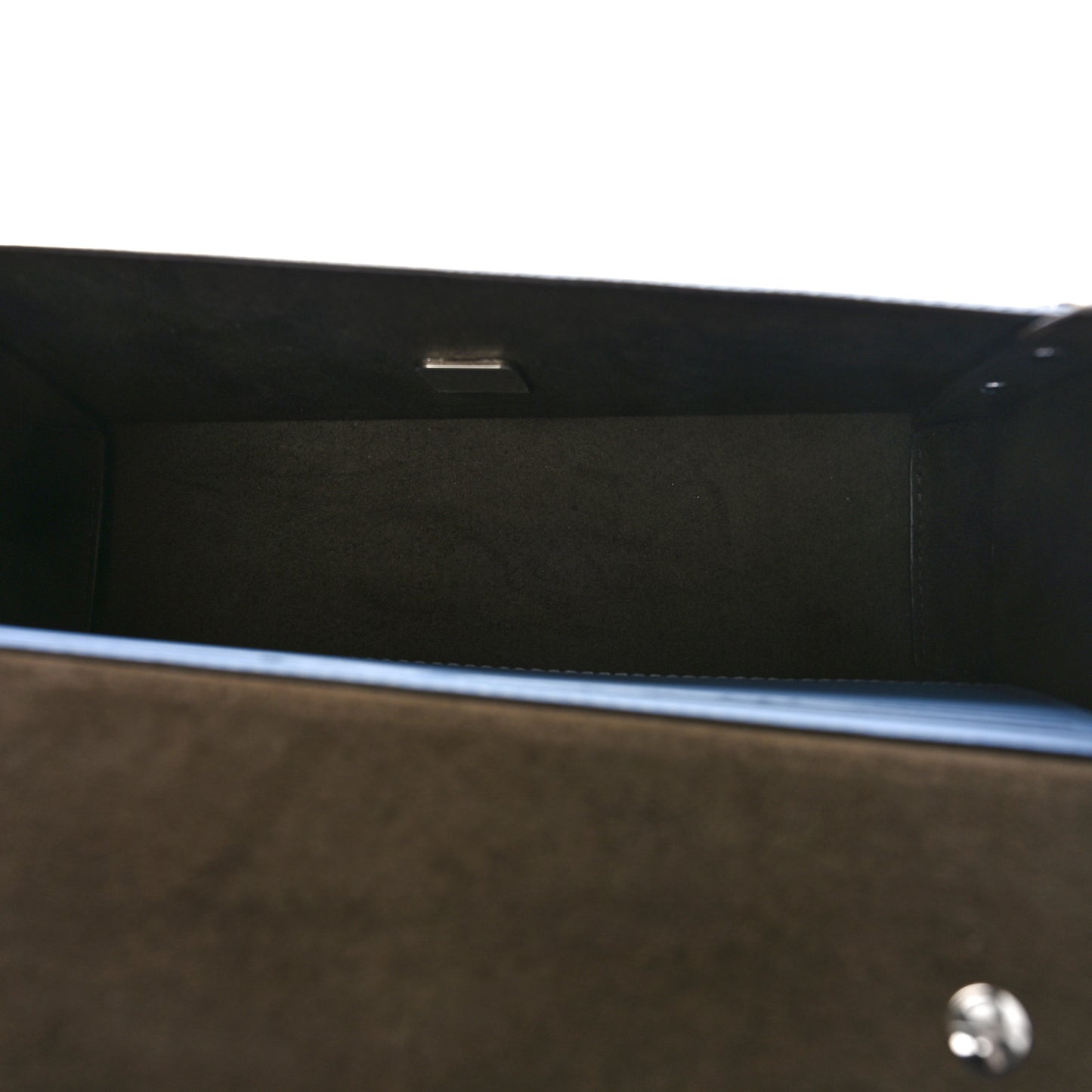 Vitello King FF Lines Embossed Baguette Soft Trunk Light Blue