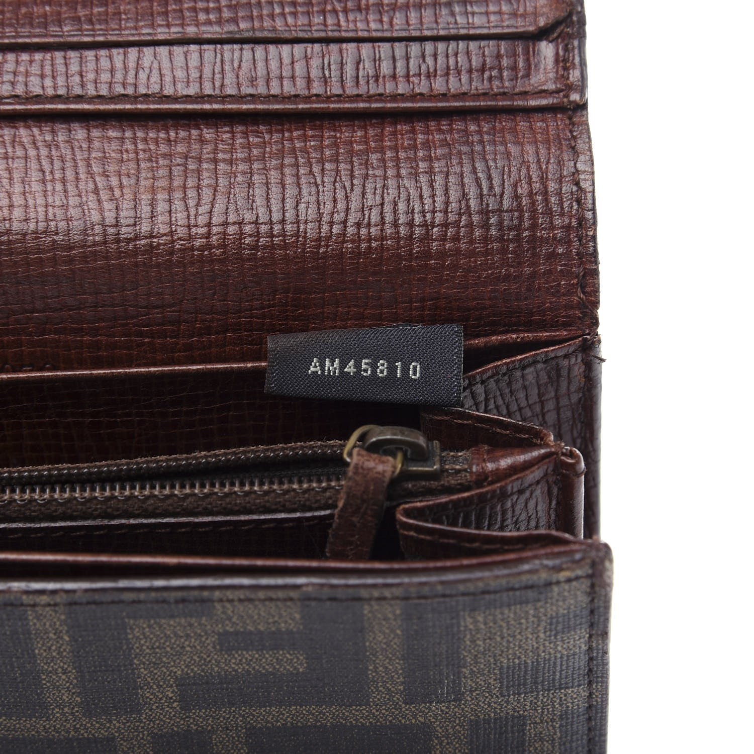 Fendi Zucca Spalmati Continental Wallet Tobacco 8 of 10