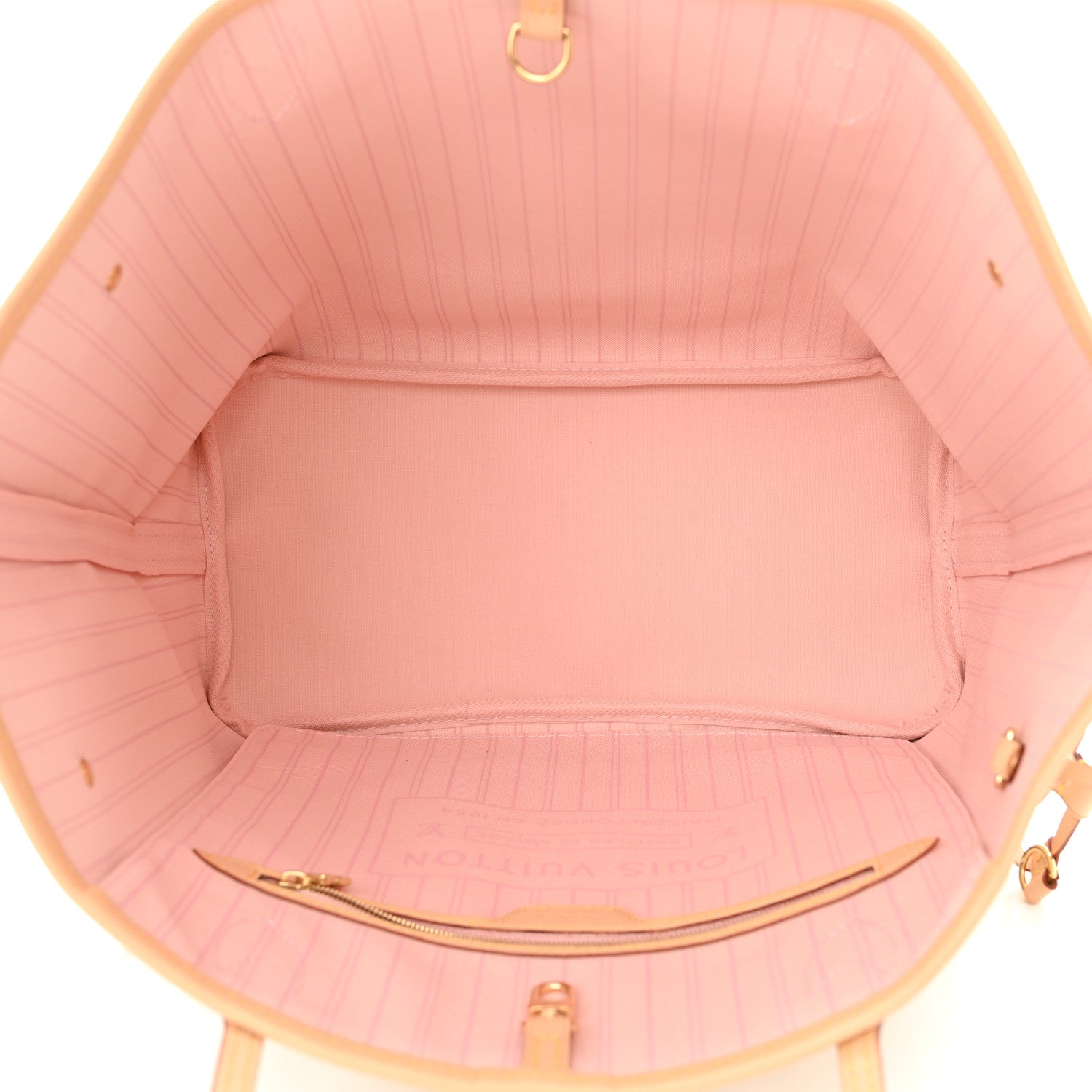 Louis Vuitton Damier Azur Neo Neverfull MM Rose Ballerine 6 of 11