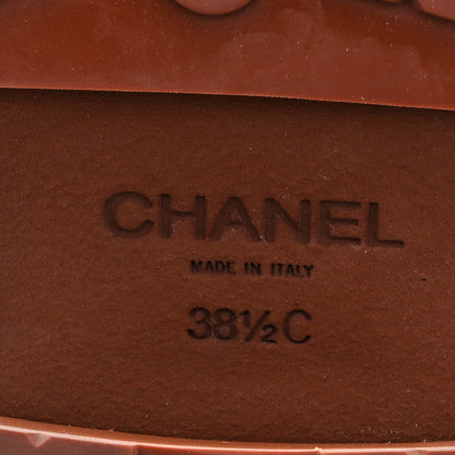 Chanel Calfskin Quilted CC Mocassin Loafers 38.5 Light Brown 8 of 11