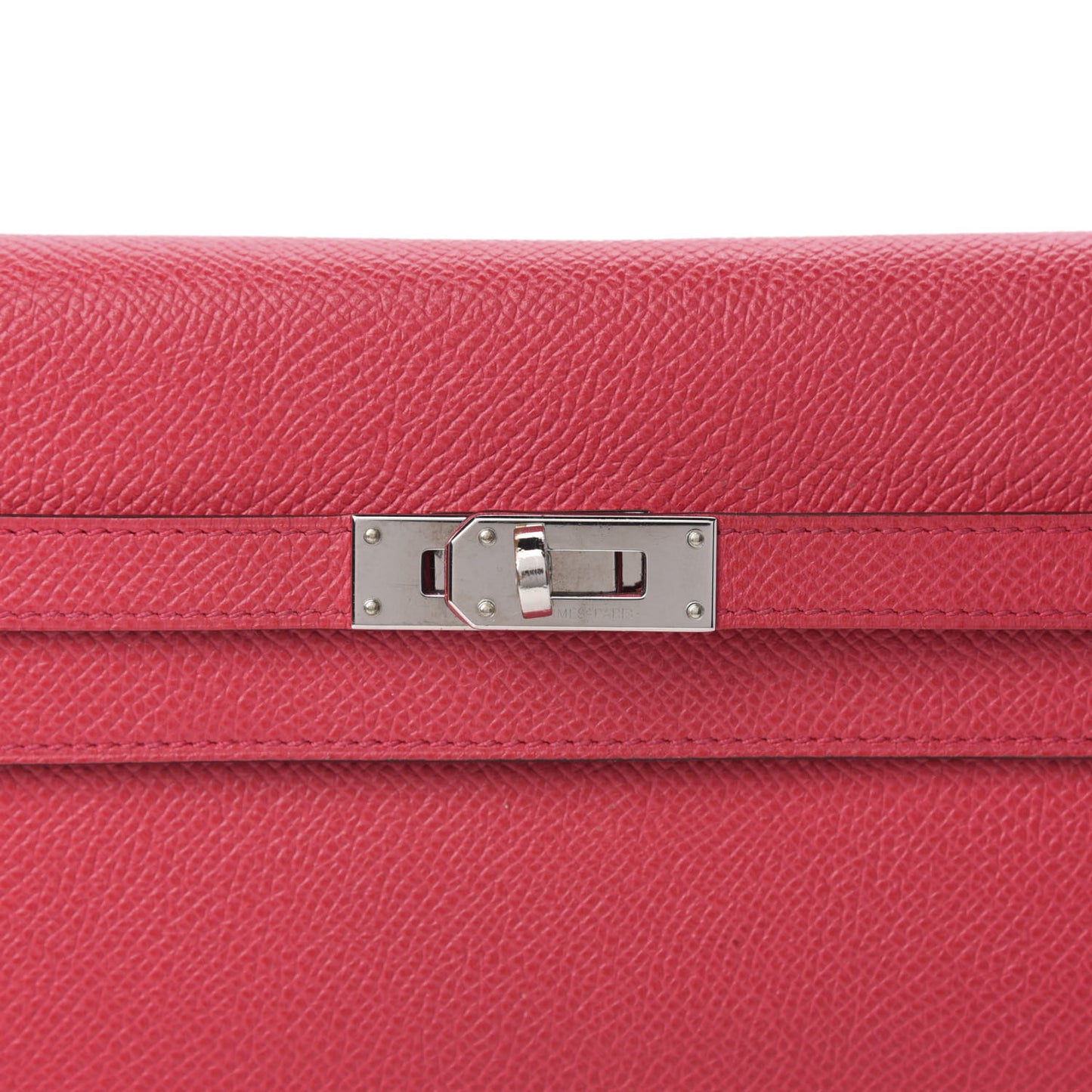 Epsom Kelly Longue Wallet Rose Extreme