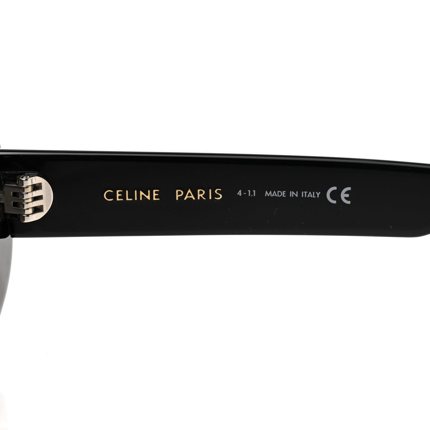 Celine Acetate Triomphe 01 Sunglasses CL 40194U Black 6 of 7