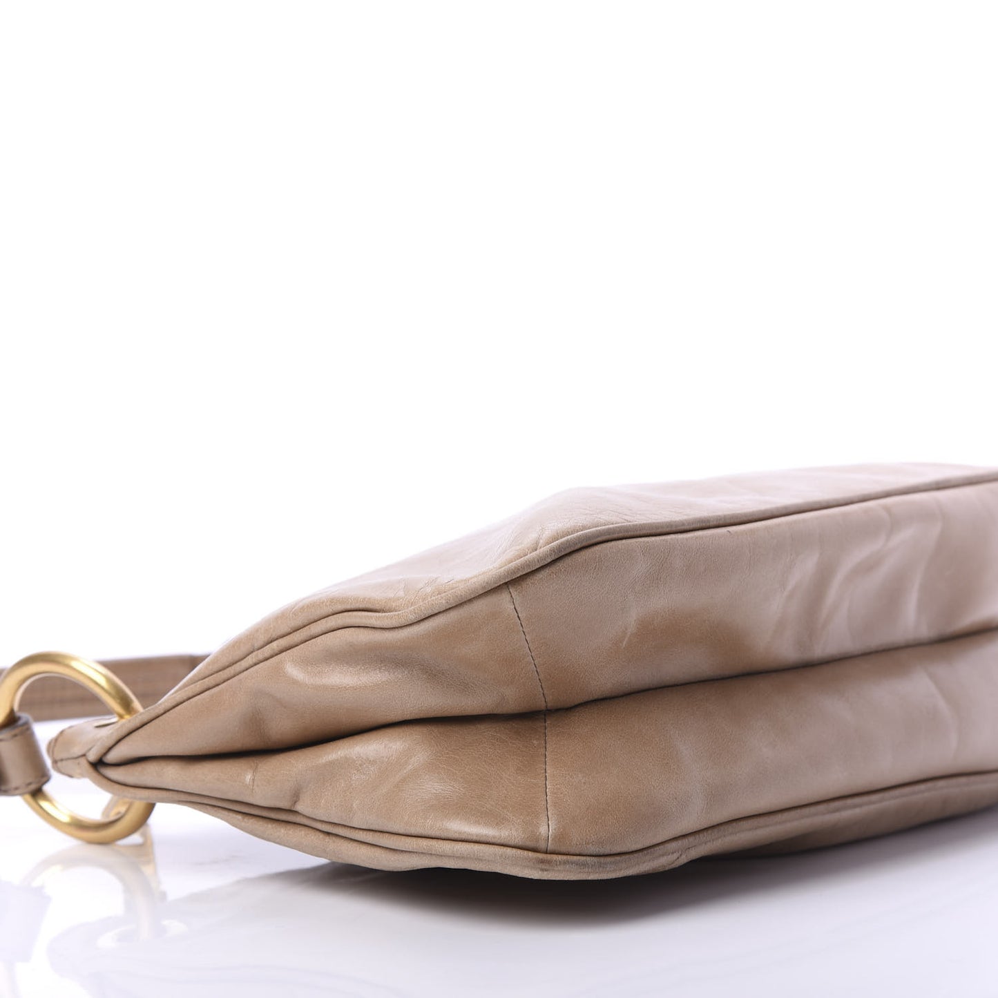 Vitello Shine Shoulder Bag Cammeo