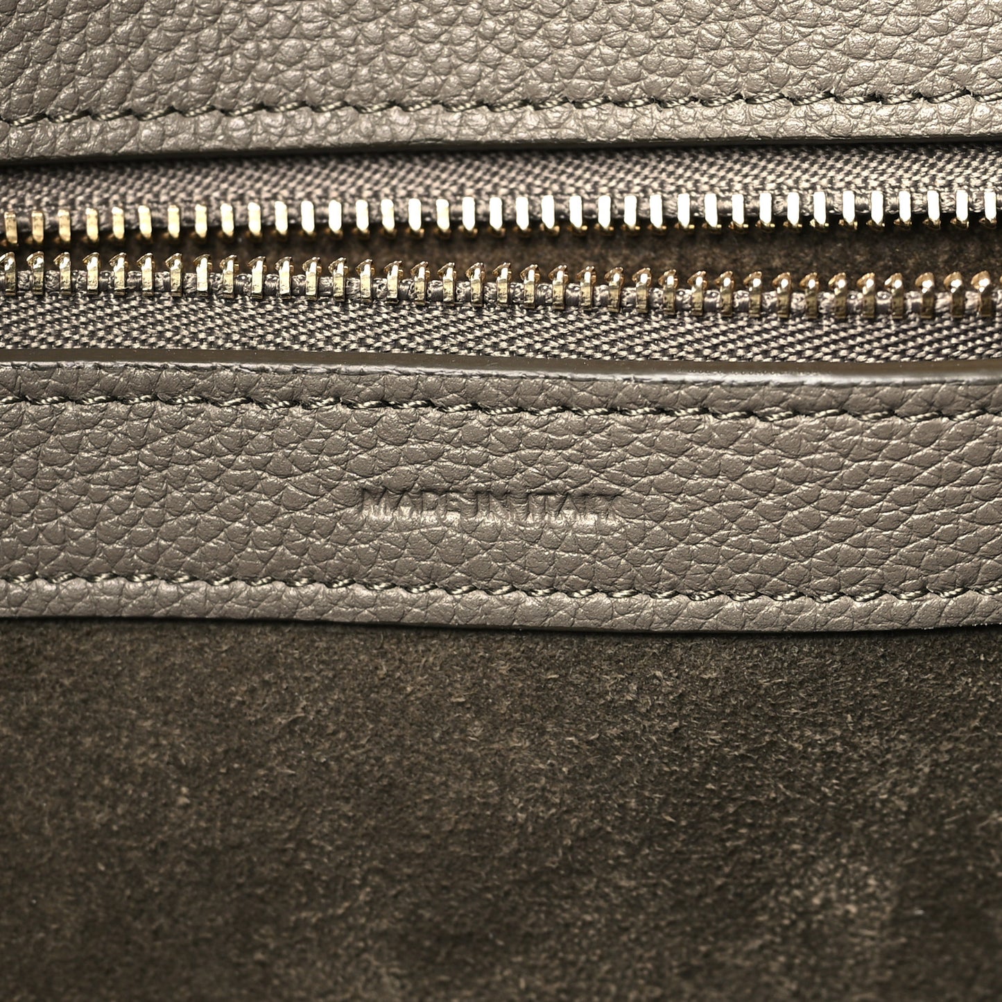Soft Grained Calfskin Small Belt Cabas Phantom Taupe