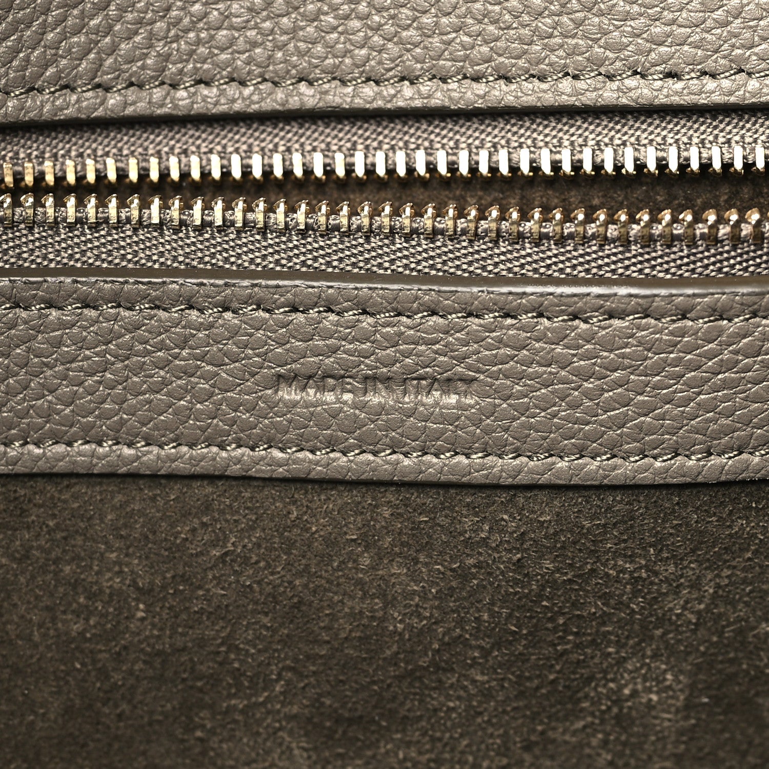 Celine Soft Grained Calfskin Small Belt Cabas Phantom Taupe 7 of 9