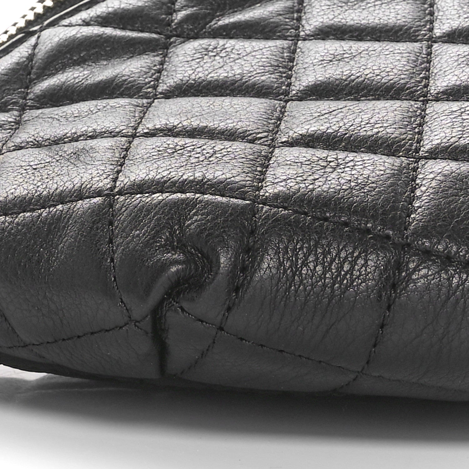 Chanel Calfskin Quilted Banane Waist Bag Fanny Pack Black 10 of 10