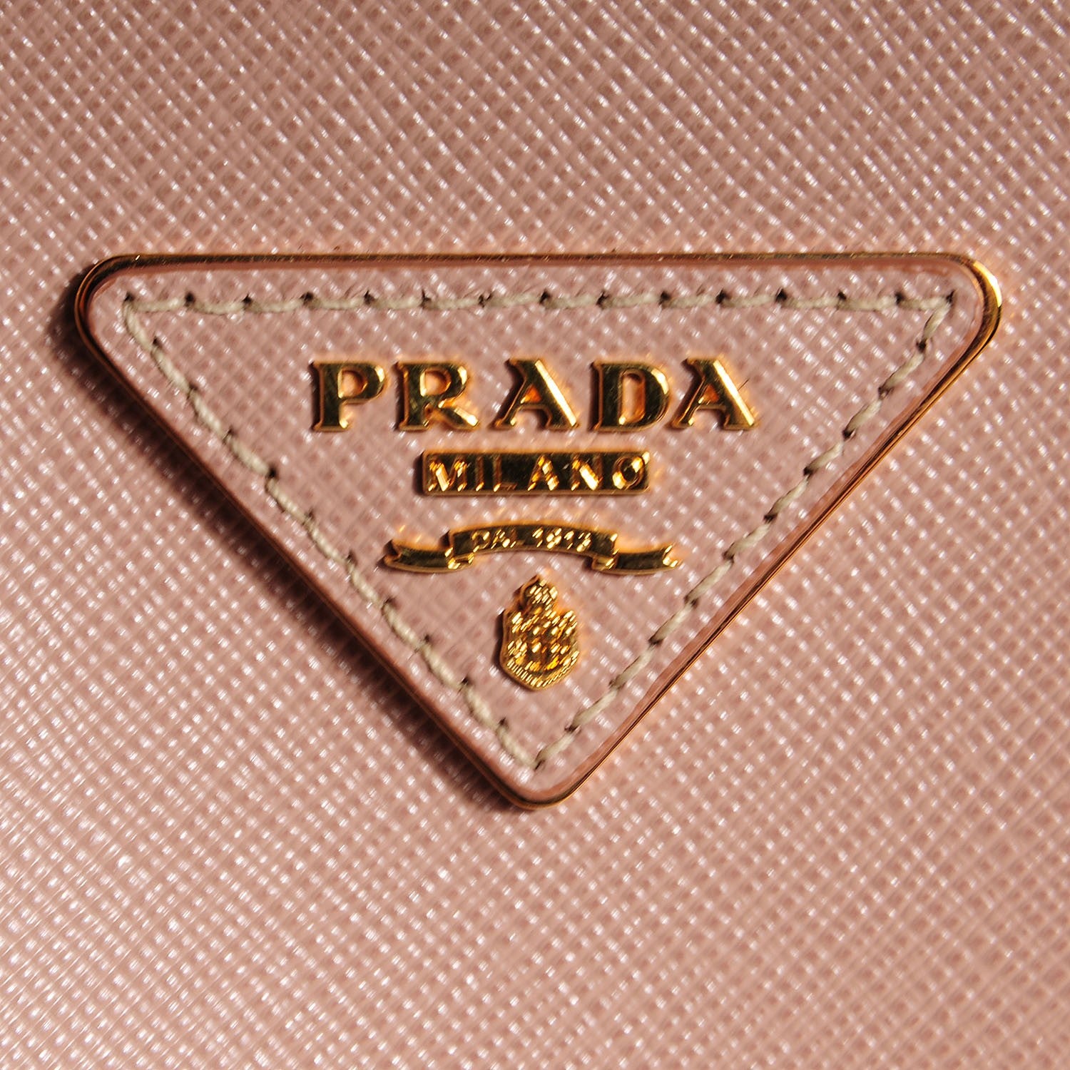 Prada Saffiano Lux Medium Double Zip Tote Cammeo 13 of 13
