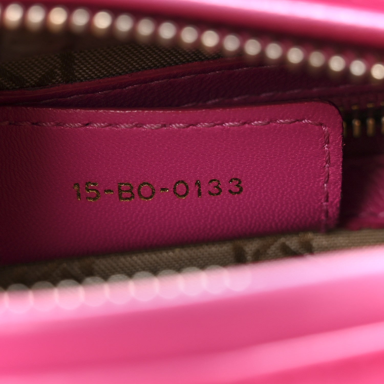 Christian Dior Lambskin Cannage Medium Lady Dior Fuchsia 7 of 16