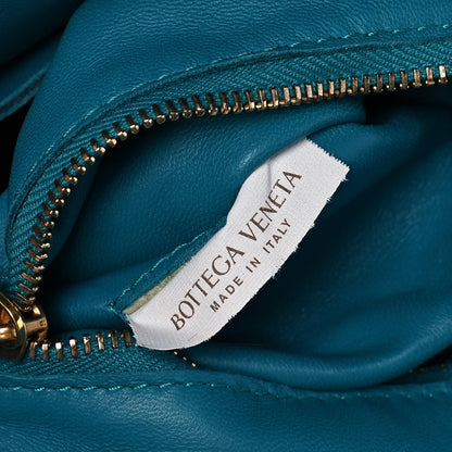 Bottega Veneta Lambskin Maxi Intrecciato Cassette Crossbody Bag Petrol Blue 7 of 11