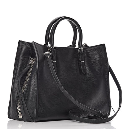 Balenciaga Veau Papier A6 Zip Around Tote Black 3 of 10