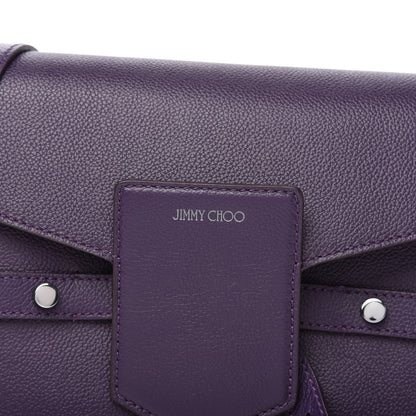 Jimmy Choo Soft Grained Calfskin Lexie Crossbody Amethyst 9 of 10