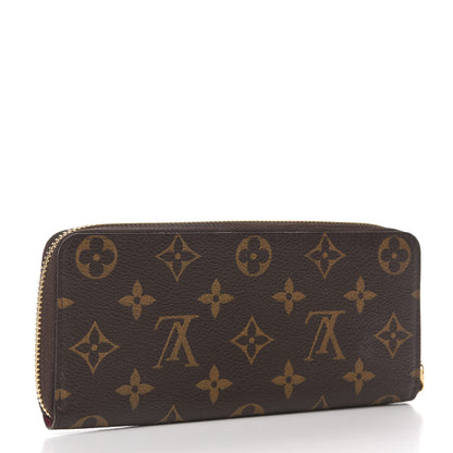 Louis Vuitton Monogram Clemence Wallet Fuchsia 3 of 7