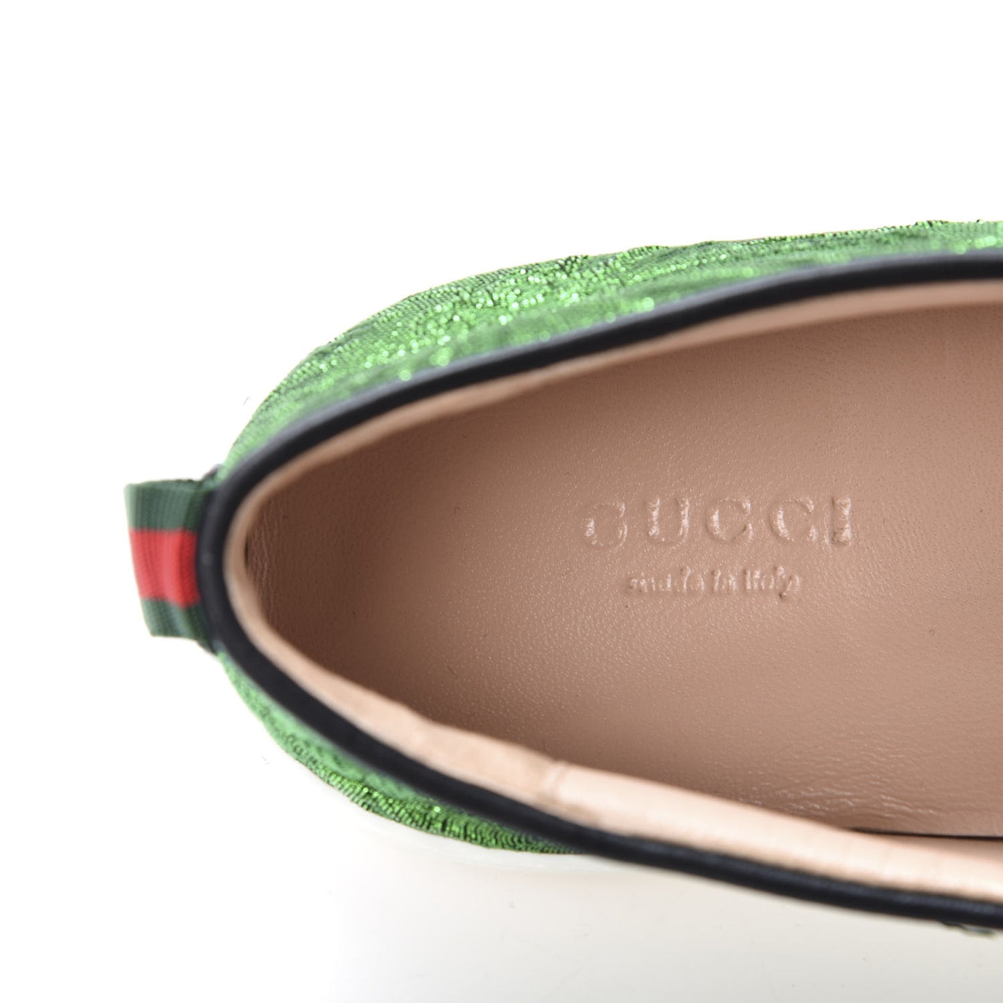 Brocade Ladybug Embroidered Slip On Sneakers 36.5