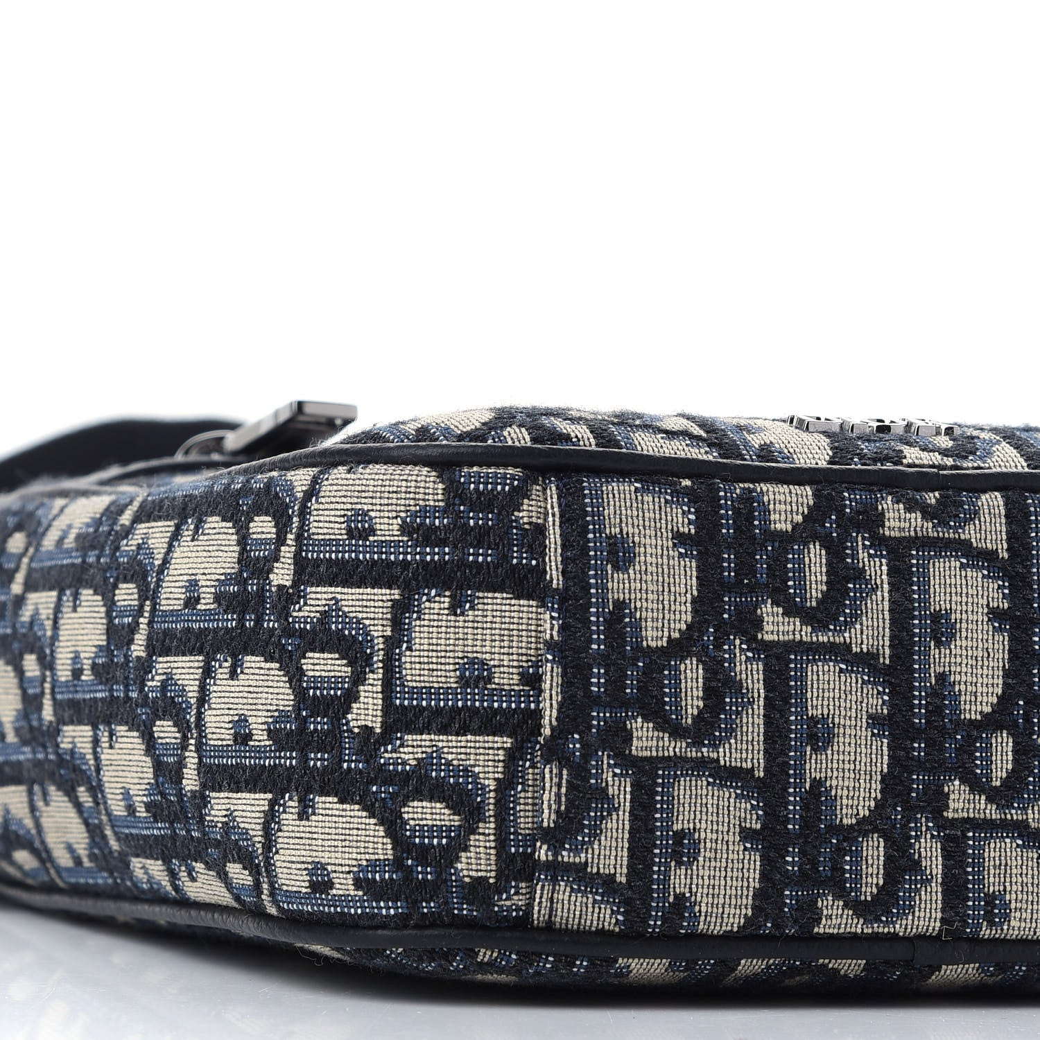 Christian Dior Oblique Messenger Pouch Beige Black 7 of 8