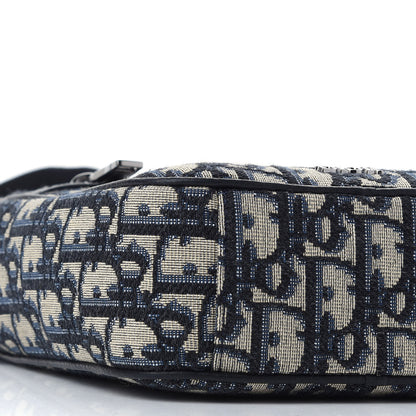 Christian Dior Oblique Messenger Pouch Beige Black 7 of 8