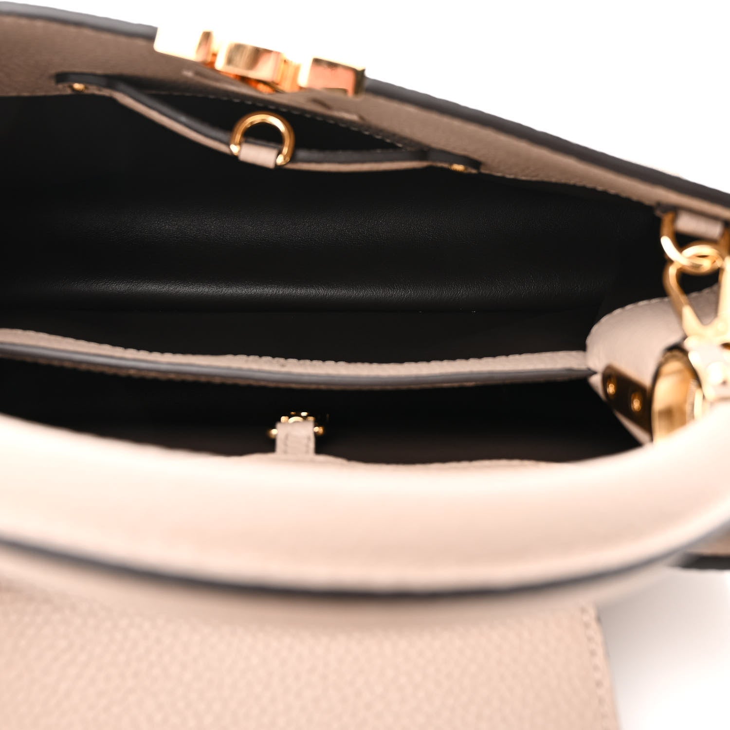 Louis Vuitton LOUIS VUITTON Taurillon Capucines MM Galet 5 of 10
