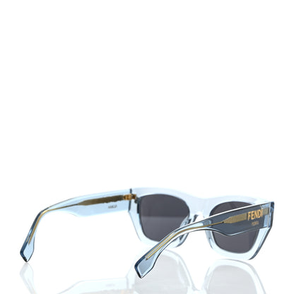 Fendi Acetate Fendi Roma Square Sunglasses FE401001I Blue 4 of 6