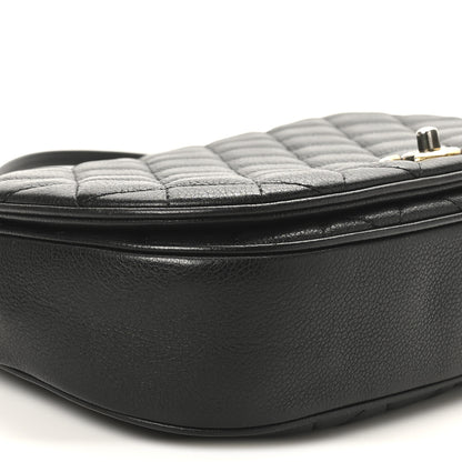 Chanel Calfskin Quilted Casual Pocket Messenger Flap Black 9 of 10
