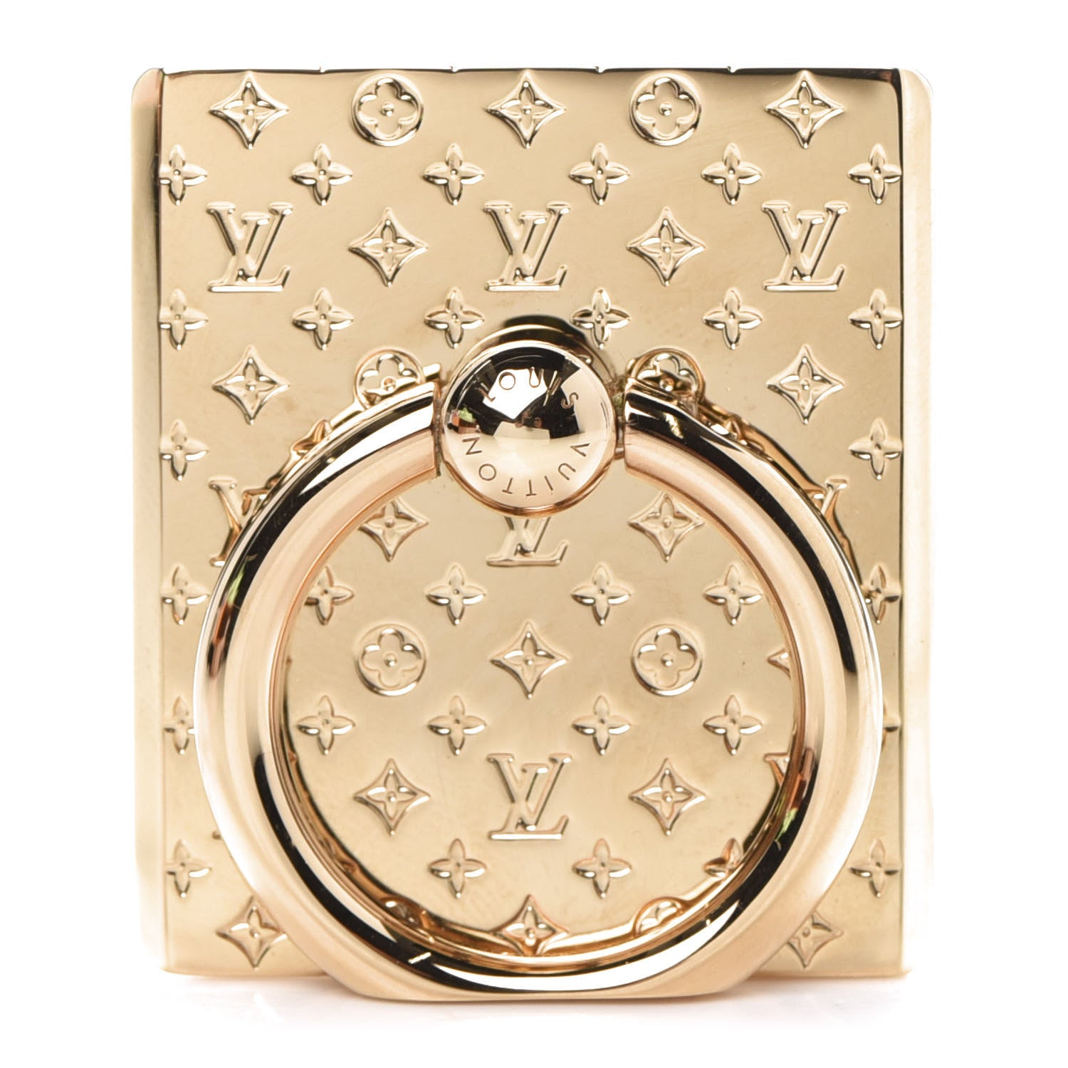 Louis Vuitton Nanogram Phone Ring Holder Gold 1 of 5