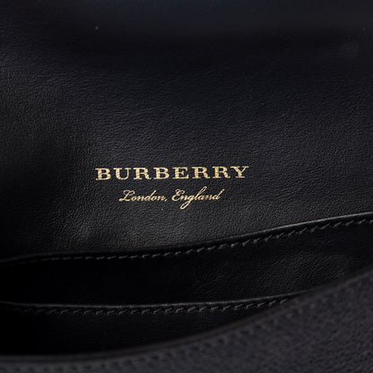 Burberry Soft Grain Calfskin Mini Buckle Phone Bag Black 6 of 10