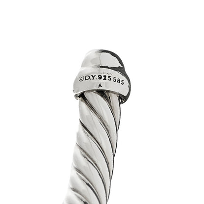 David Yurman Sterling Silver 14K Yellow Gold 4mm Cable Classics Bracelet 3 of 3