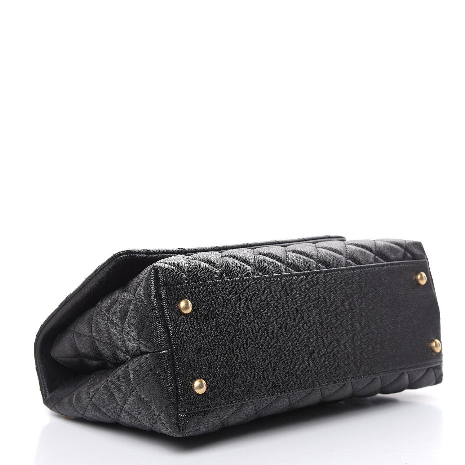 Chanel Caviar Quilted Small Coco Handle Flap Black 4 of 14