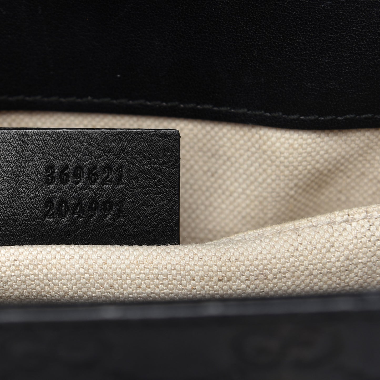 Guccissima Small Emily Shoulder Bag Black