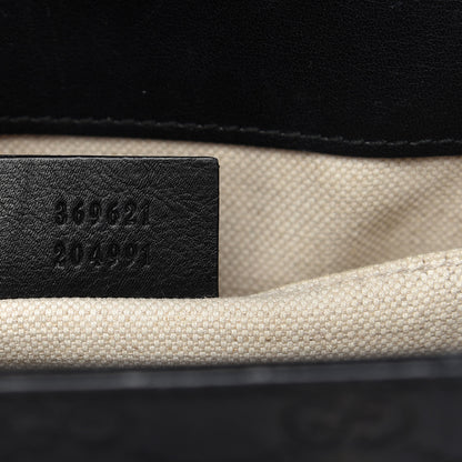 Gucci Guccissima Small Emily Shoulder Bag Black 9 of 11