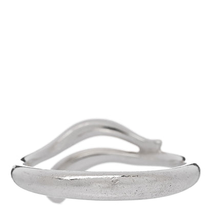 Tiffany Sterling Silver Elsa Peretti Narrow Teardrop Ring 52 6 4 of 5